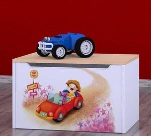Box na hračky Happy - zpívající auto Barva: kalvados