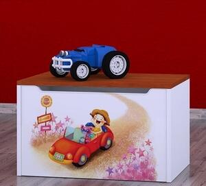 Box na hračky Happy - zpívající auto Barva: kalvados