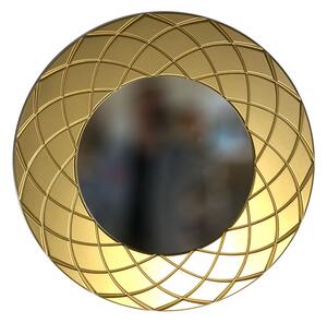 Amadeus Kulaté zrcadlo LAURA 50cm Zlatá barva