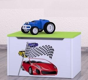 Box na hračky Happy - závod Barva: zelená