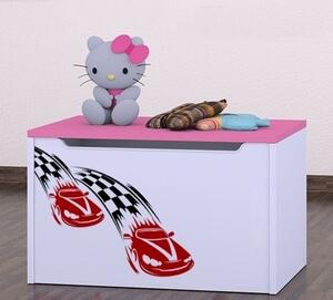 Box na hračky Happy - závod F1 Barva: zelená