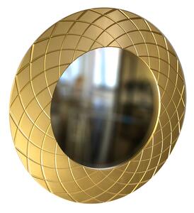 Amadeus Kulaté zrcadlo LAURA 90cm Zlatá barva