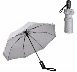 Skládací deštník NORVIA ⌀ 95 cm, světle šedý