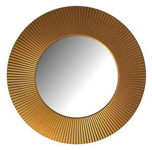 Amadeus Kulaté zrcadlo SLUNCE 50cm Bronzová barva černá patina