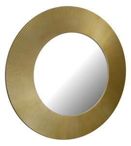 Amadeus Kulaté zrcadlo SLUNCE 90cm Zlatá barva černá patina