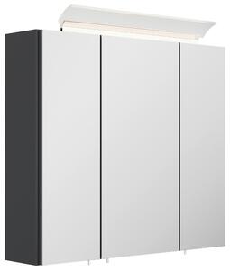 ZRCADLOVÁ SKŘÍŇKA, barvy grafitu, 70/62/17 cm MID.YOU - Koupelnové série, Online Only