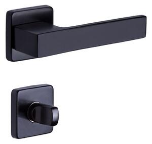 Rostex dveřní kování RAVENA/H WC černá