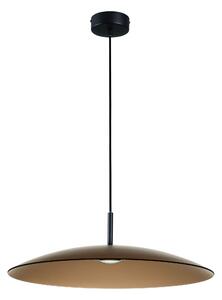 LED černo-moce hnědý moderní lustr Polifemo