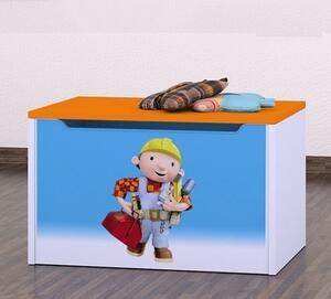 Box na hračky Happy - Bořek stavitel Barva: kalvados
