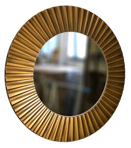 Amadeus Kulaté zrcadlo LEA 90cm Bronzová barva černá patina