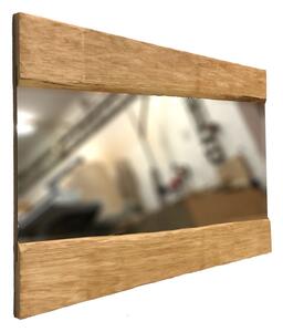 Amadeus Dřevěné zrcadlo JULIA. Strukturované masivní dřevo