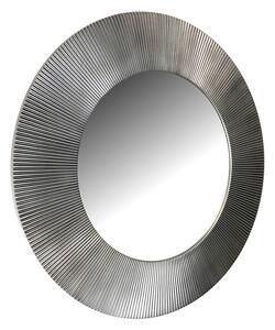 Amadeus Kulaté zrcadlo SLUNCE 90cm Stříbrná barva černá patina