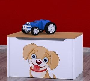 Box na hračky Happy - pejsek Barva: buk