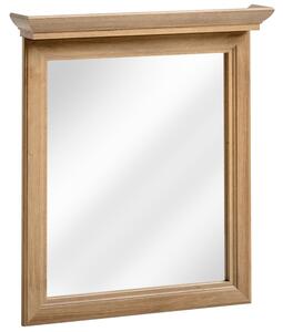 Zrcadlo v dřevěném rámu 65 cm Dub LOCARN