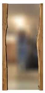 Dřevěné zrcadlo LIVE EDGE 140x70-005