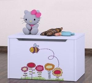 Box na hračky Happy - včelka Barva: bílá