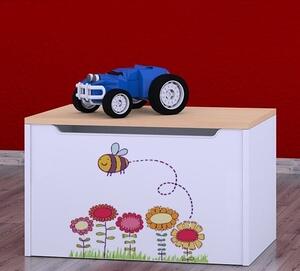 Box na hračky Happy - včelka Barva: světlá hruška
