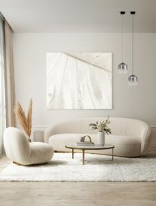 LED černo-šedý designový lustr Aelia