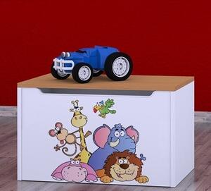 Box na hračky Happy - safari Barva: buk