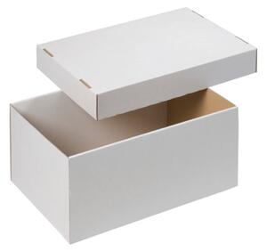 Úložná krabice dno+víko 300x215x150 mm, BÍLÁ