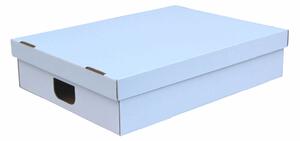 Úložná krabice s víkem 530x380x120 mm, BÍLÁ
