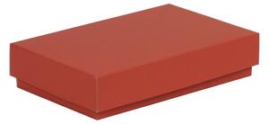 Dárková krabička s víkem 250x150x50/40 mm, korálová