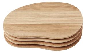 FERM LIVING Sada prkének Cairn Small, sada 3 ks, Oak