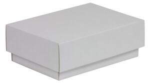 Dárková krabička s víkem 150x100x50/40 mm, bílá