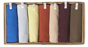 FERM LIVING Sada utěrek Day Tea Towel, 7ks, Multi
