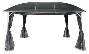 Kovový altán Dominican 3x4 s moskytiérou Garden Point antracitový