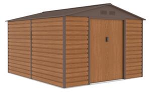 Kovový domek na nářadí Lahti 2,8 x 3,2 m Sklad Boss woodlike