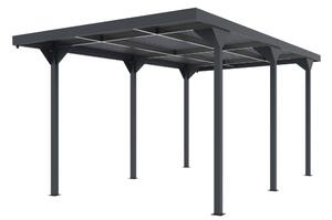 Kovový přístřešek pro auto Aspen 2,84 x 5,46 m CoverTech antracitový