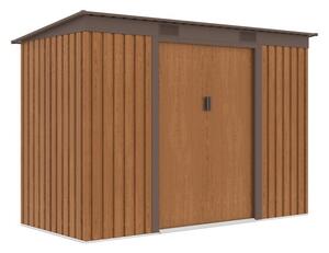 Oklahomský domek na nářadí 2,6 x 1,2 m Sklad Boss woodlike