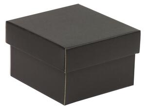Dárková krabička s víkem 150x150x100/40 mm, černá