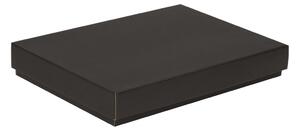 Úložná/dárková krabice s víkem 350x250x50/40 mm, černá