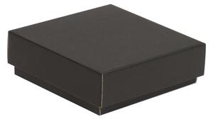 Dárková krabička s víkem 150x150x50/40 mm, černá