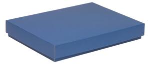 Úložná/dárková krabice s víkem 350x250x50/40 mm, modrá