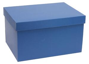 Úložná/dárková krabice s víkem 350x250x200/40 mm, modrá