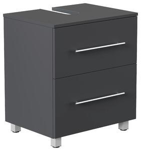 SKŘÍŇKA POD UMYVADLO, barvy grafitu, barvy grafitu, 55/63/41,6 cm MID.YOU - Koupelnové série, Online Only
