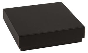 Dárková krabička s víkem 200x200x50/40 mm, černá