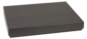 Úložná/dárková krabice s víkem 400x300x50/40 mm, černá
