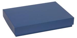 Úložná/dárková krabice s víkem 300x200x50/40 mm, modrá