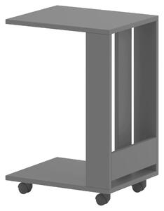 ODKLÁDACÍ STOLEK, antracitová, kompozitní dřevo, 37/45/60 cm Livetastic, Online Only