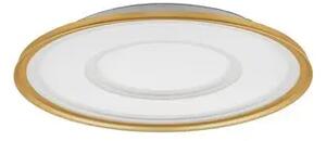 LED stmívatelné zlaté designové stropní svítidlo Figin s dálkovým ovládáním