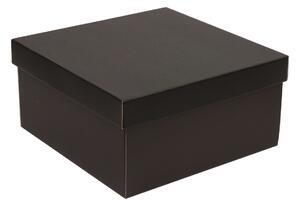 Úložná/dárková krabice s víkem 300x300x150/40 mm, černá