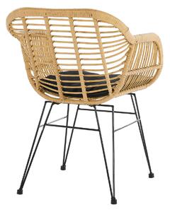 Ratanová židle sada 2 ks 56 × 59 × 80 cm SALESFEVER