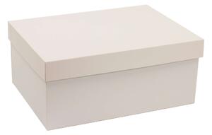 Úložná/dárková krabice s víkem 350x250x150/40 mm, šedá