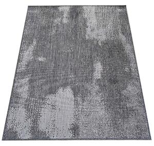 Makro Abra Kusový koberec sysalový oboustranný ZARA 10 Abstraktní šedý Rozměr: 80x150 cm