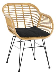 Ratanová židle sada 2 ks 56 × 59 × 80 cm SALESFEVER