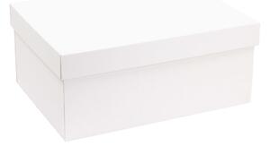 Úložná/dárková krabice s víkem 350x250x150/40 mm, bílá